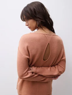 Chantelle JERRY Top Lange Mouw - Camel