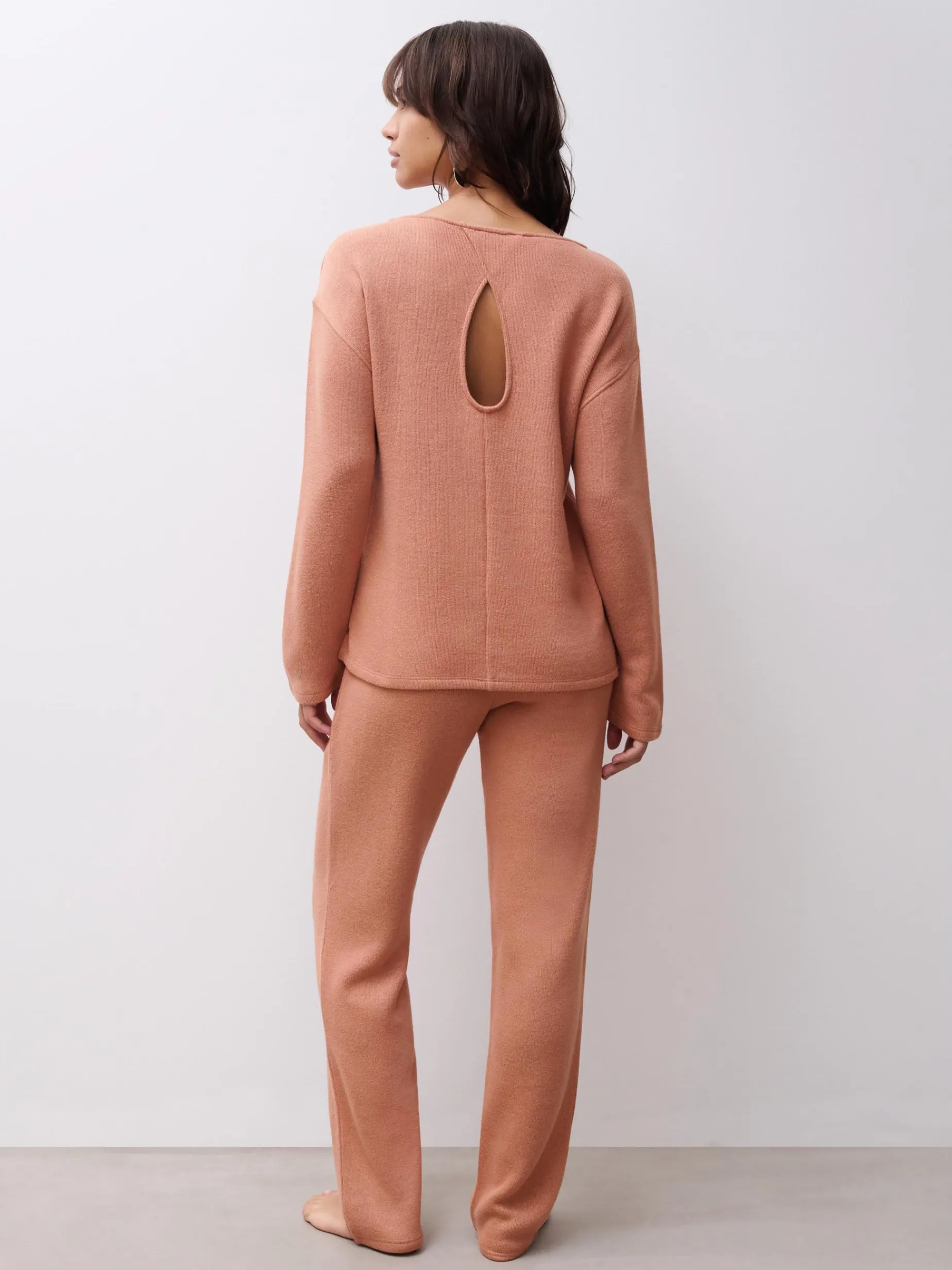 Chantelle JERRY Top Lange Mouw - Camel