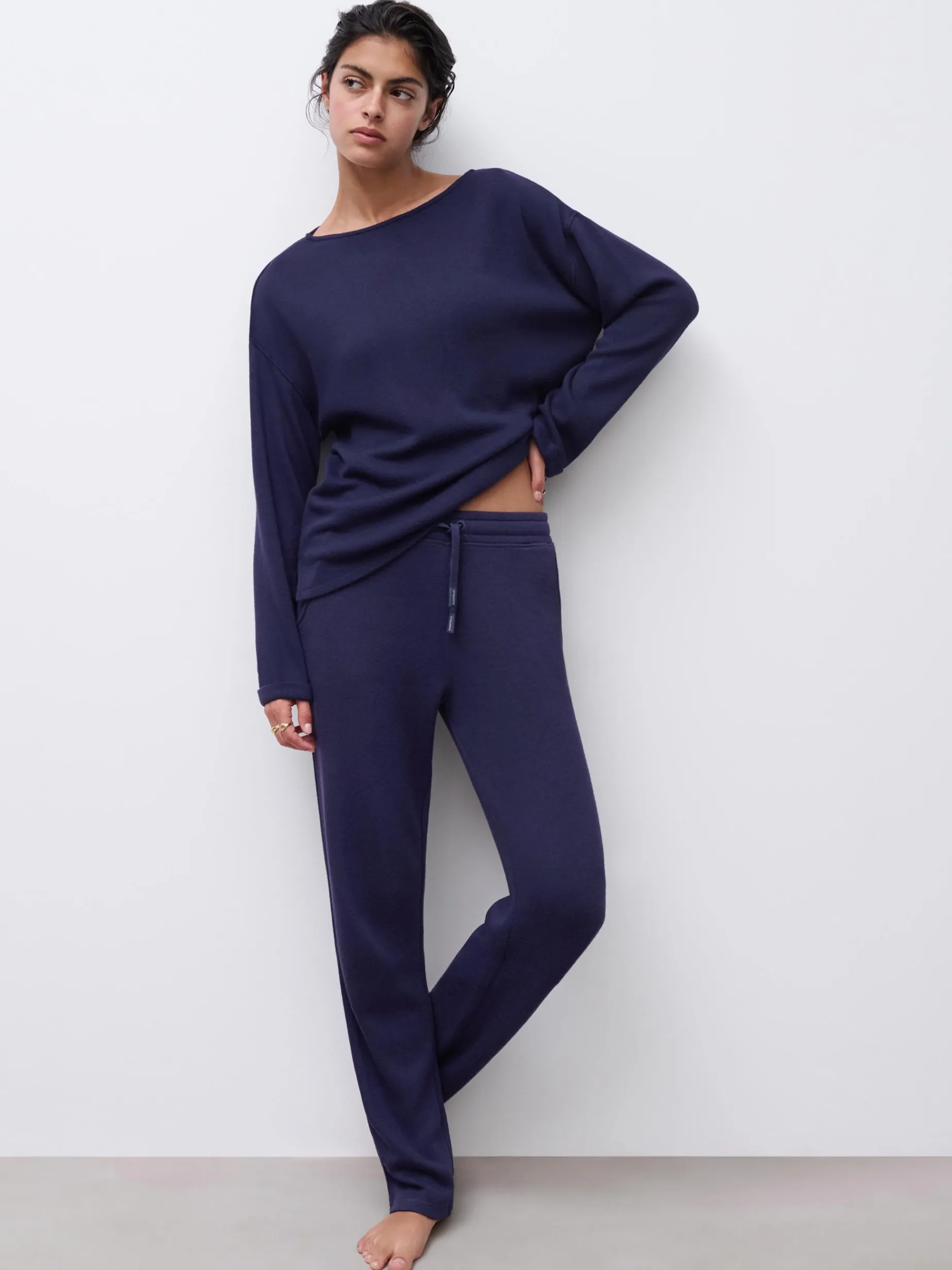 Chantelle JERRY Top Lange Mouw - Nocturnal Blue