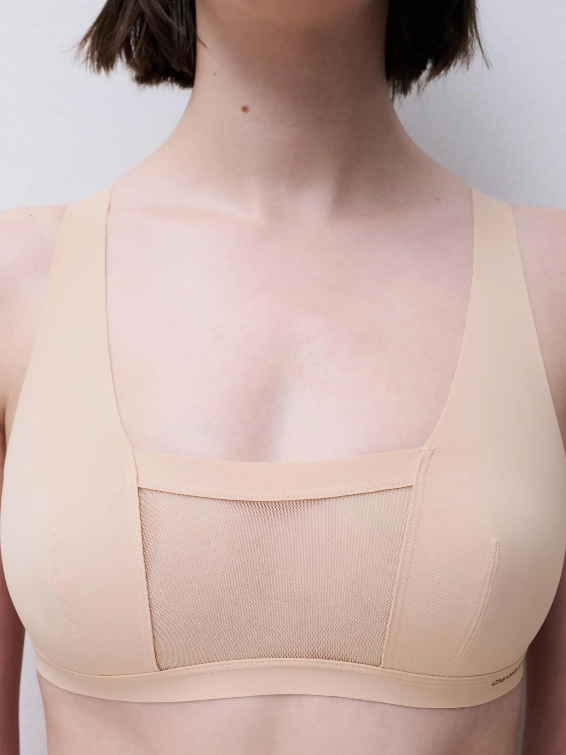 CHANTELLE LAB ONE MESH Niet beugel BH - Goudkleurig Beige