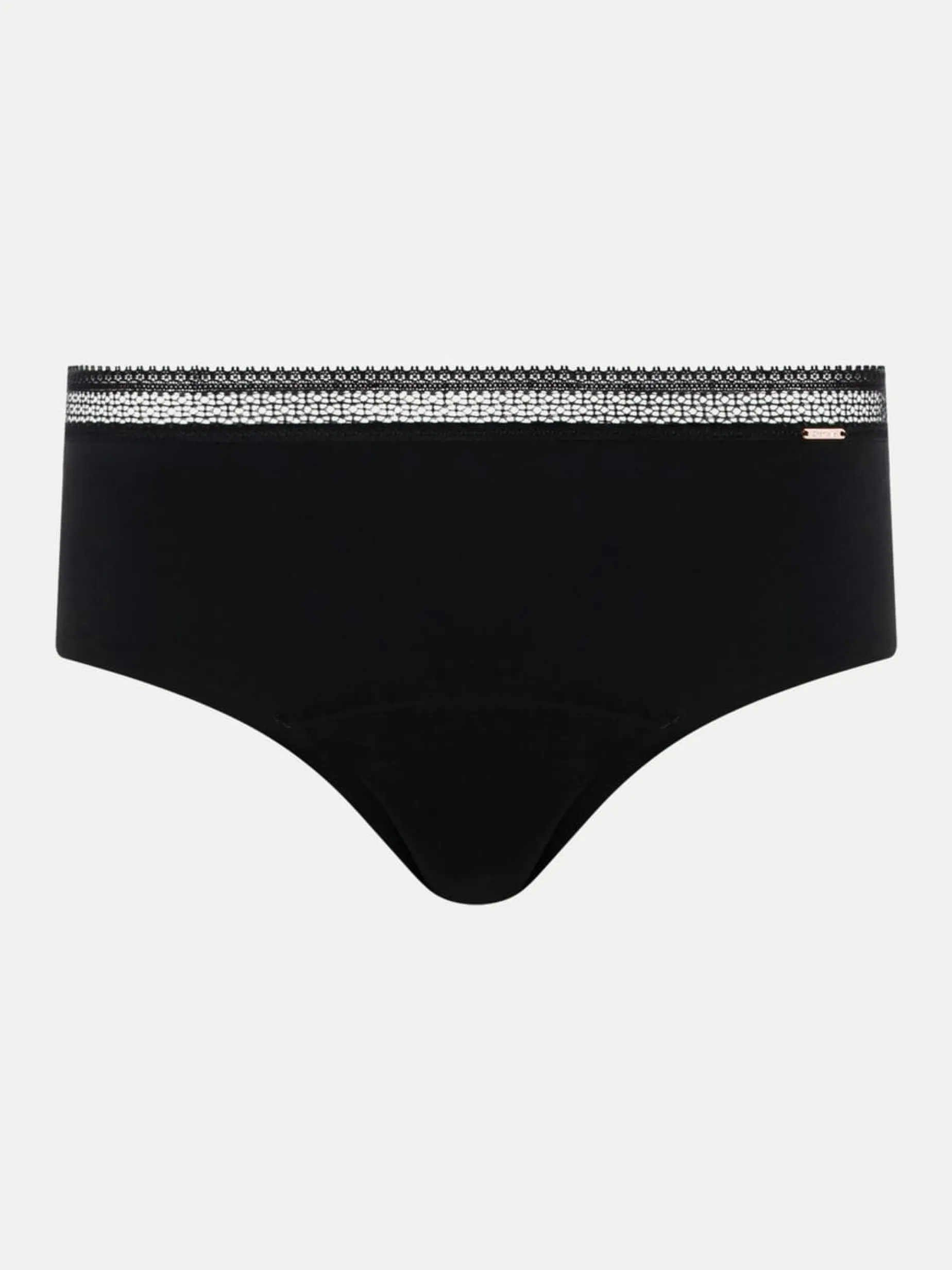 Chantelle Period Panty Graphic Hipster Menstruatieslip - Zwart