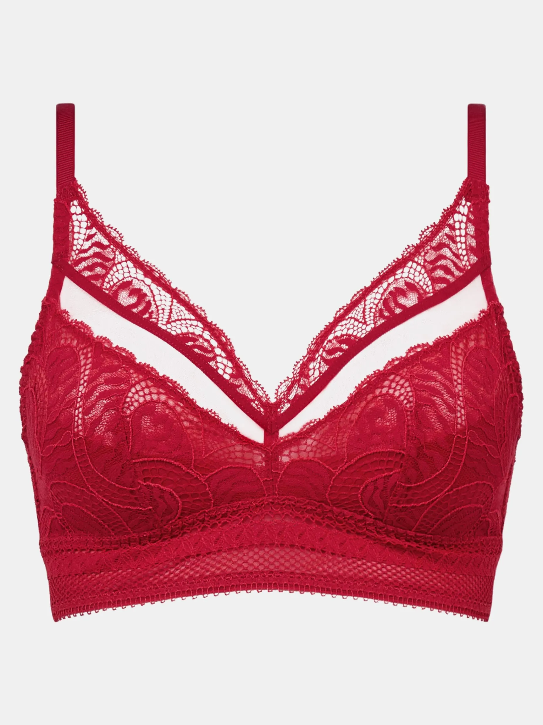 CHANTELLE PULP AMOR Niet voorgevormde BH Zonder Beugel - Scarlet