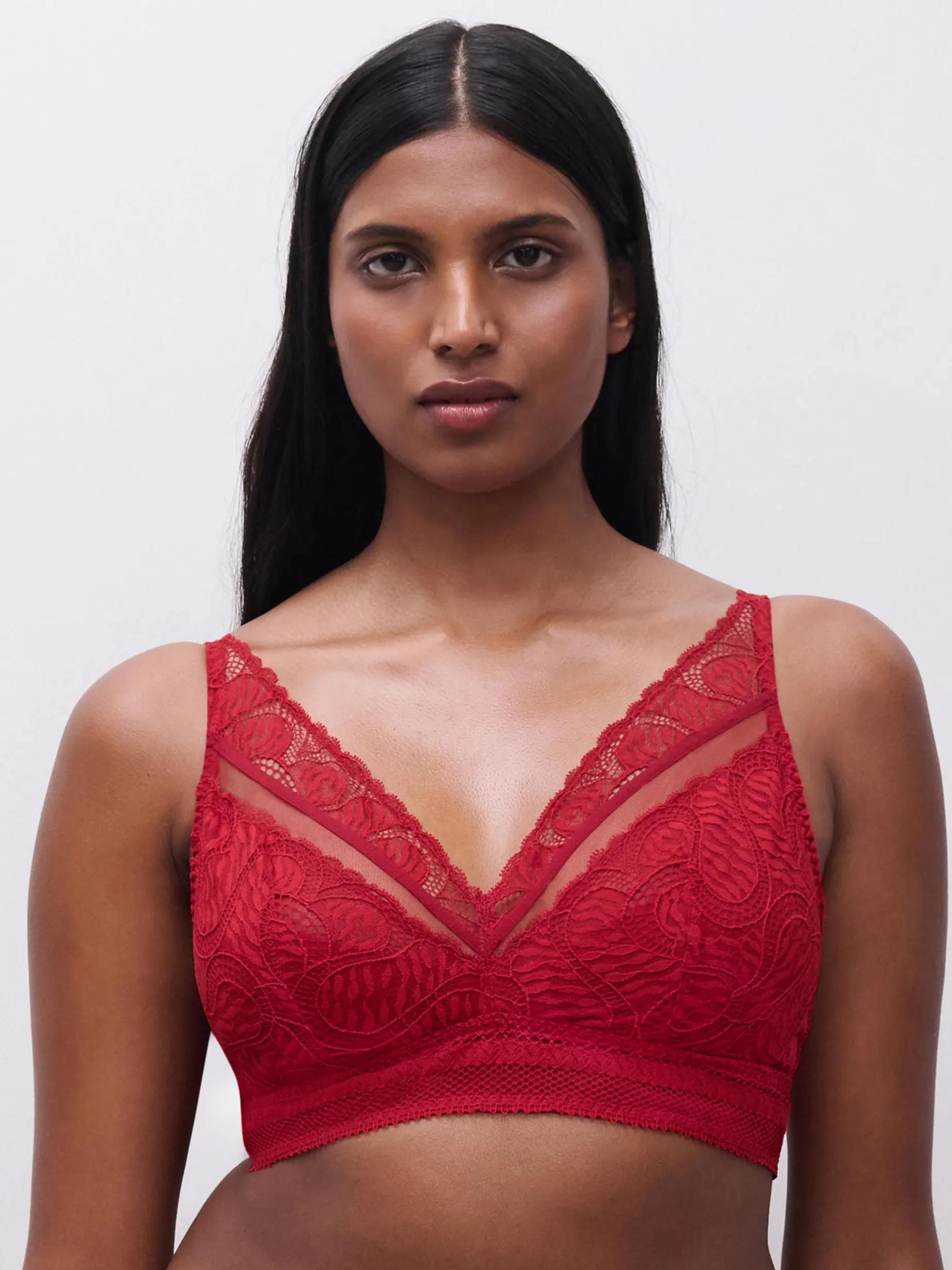 CHANTELLE PULP AMOR Niet voorgevormde BH Zonder Beugel - Scarlet