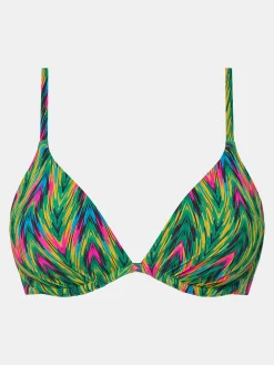 CHANTELLE PULP EASY POP Bikinitop met beugel - Green Rythm