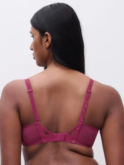 CHANTELLE PULP GIRLS Niet voorgevormde Beugel BH - Dark Fushia