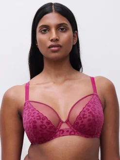 CHANTELLE PULP GIRLS Niet voorgevormde Beugel BH - Dark Fushia