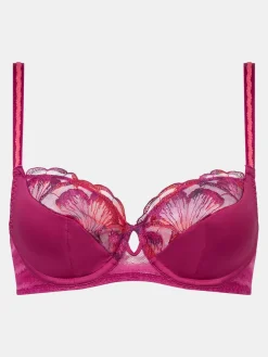 CHANTELLE PULP LILY Niet voorgevormde Beugel BH - Dark Fushia Multico
