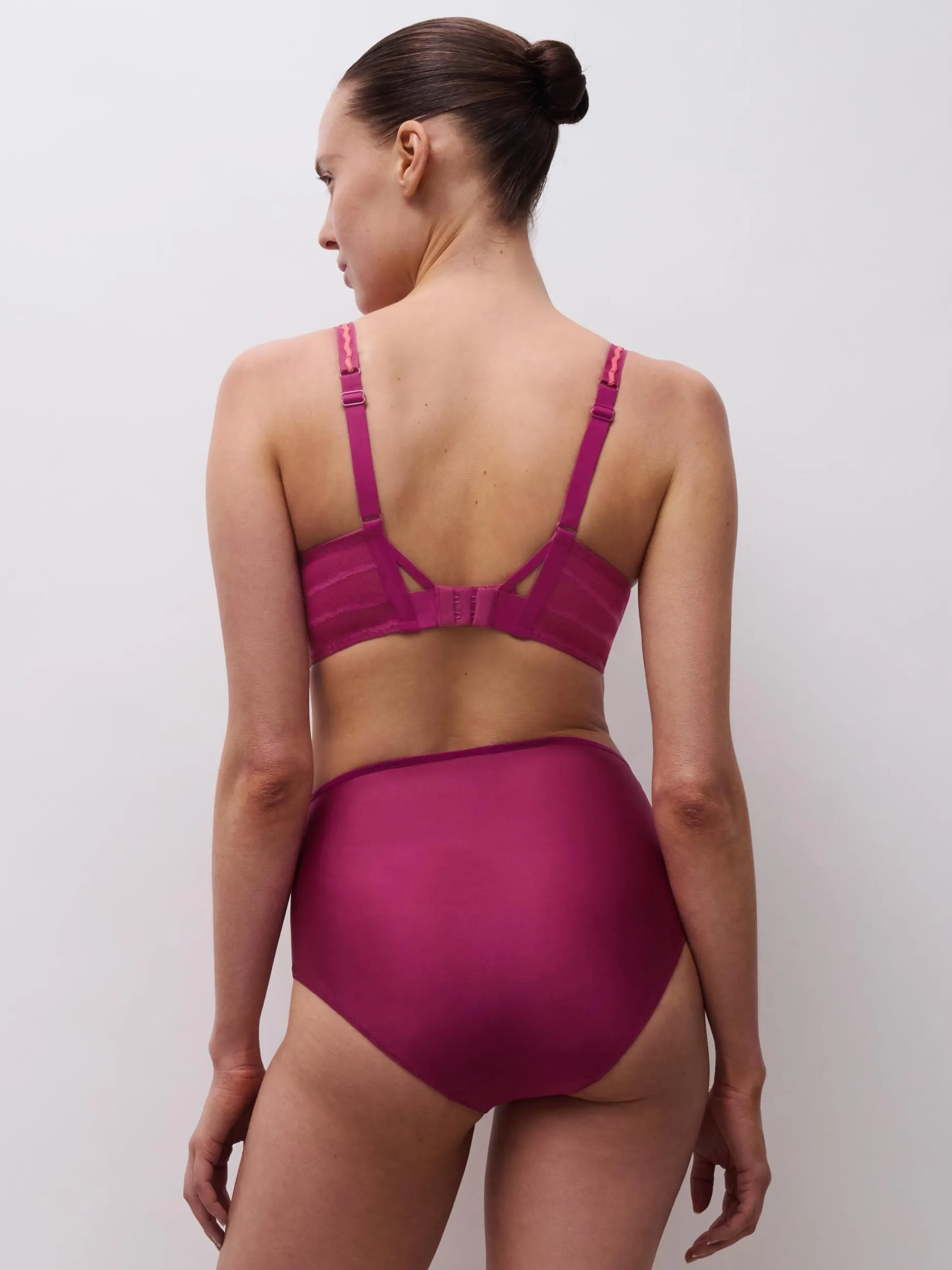 CHANTELLE PULP LILY Niet voorgevormde Beugel BH - Dark Fushia Multico