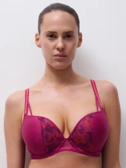 CHANTELLE PULP LILY Push-up BH - Dark Fushia Multico
