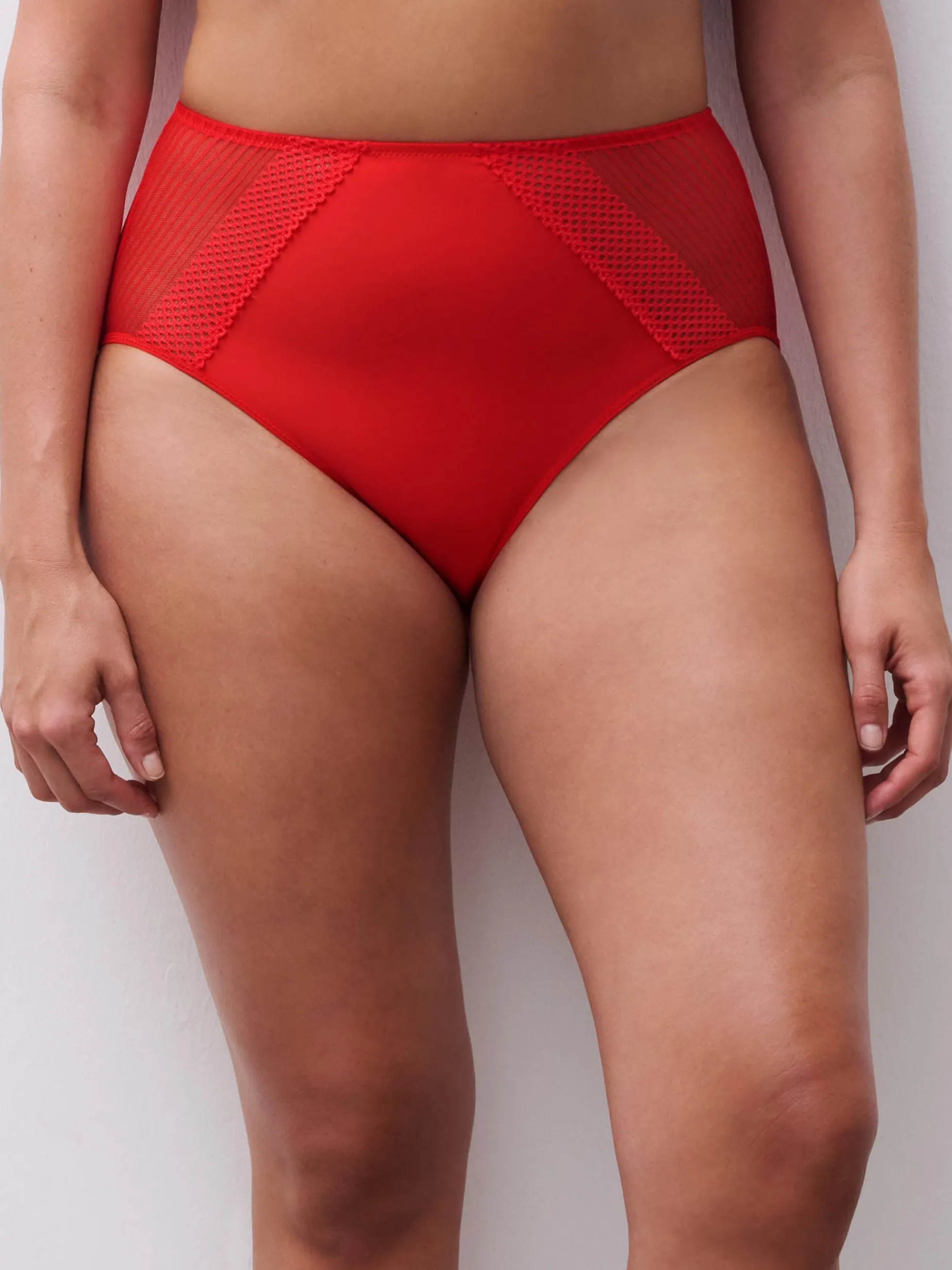 CHANTELLE PULP PLAY Hoge Taille Slip - Rood