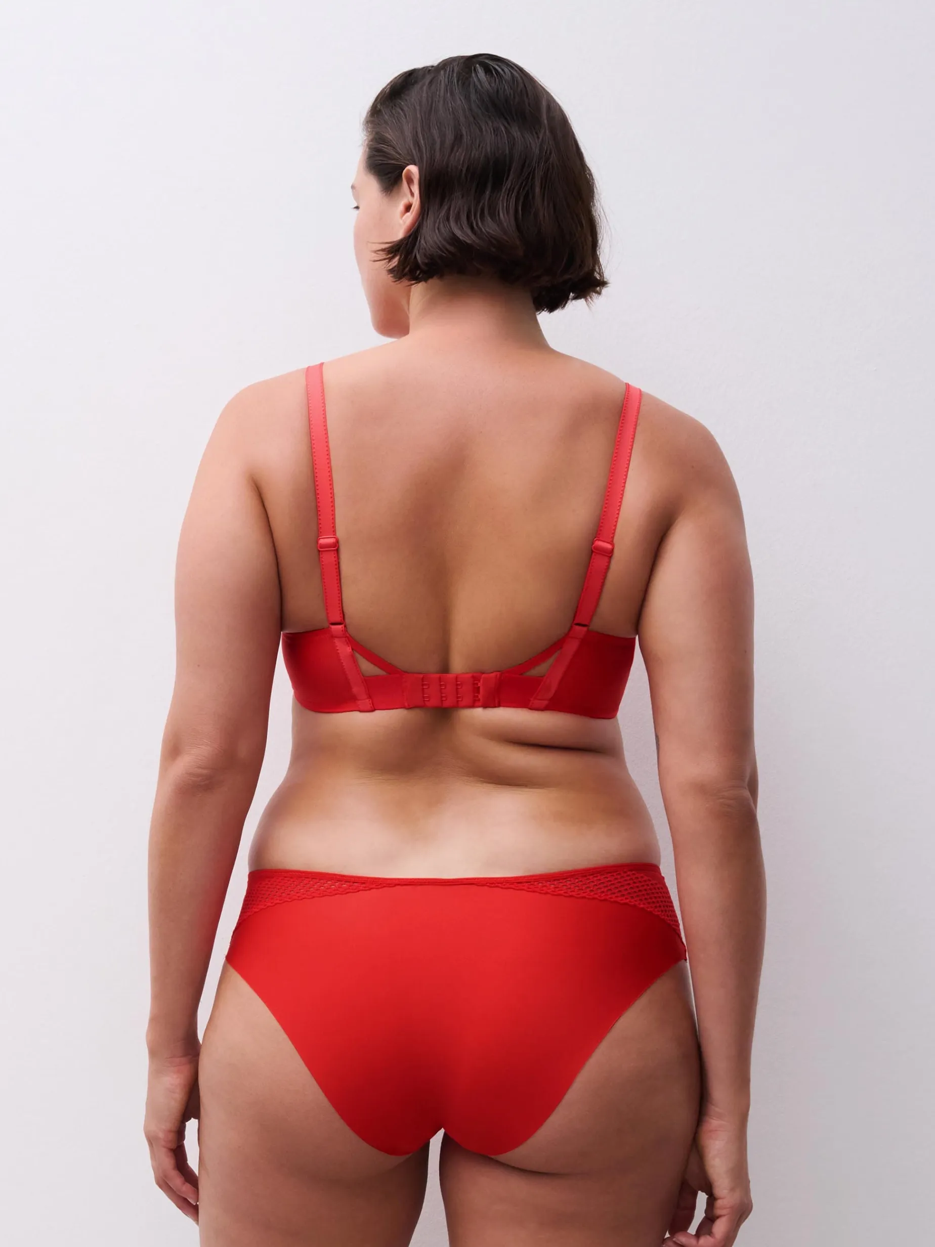 CHANTELLE PULP PLAY Plunge t-shirt BH - Rood