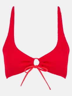 CHANTELLE PULP SWIM ONE SIZE Niet Voorgevormde Bikini Top - Cherry Red
