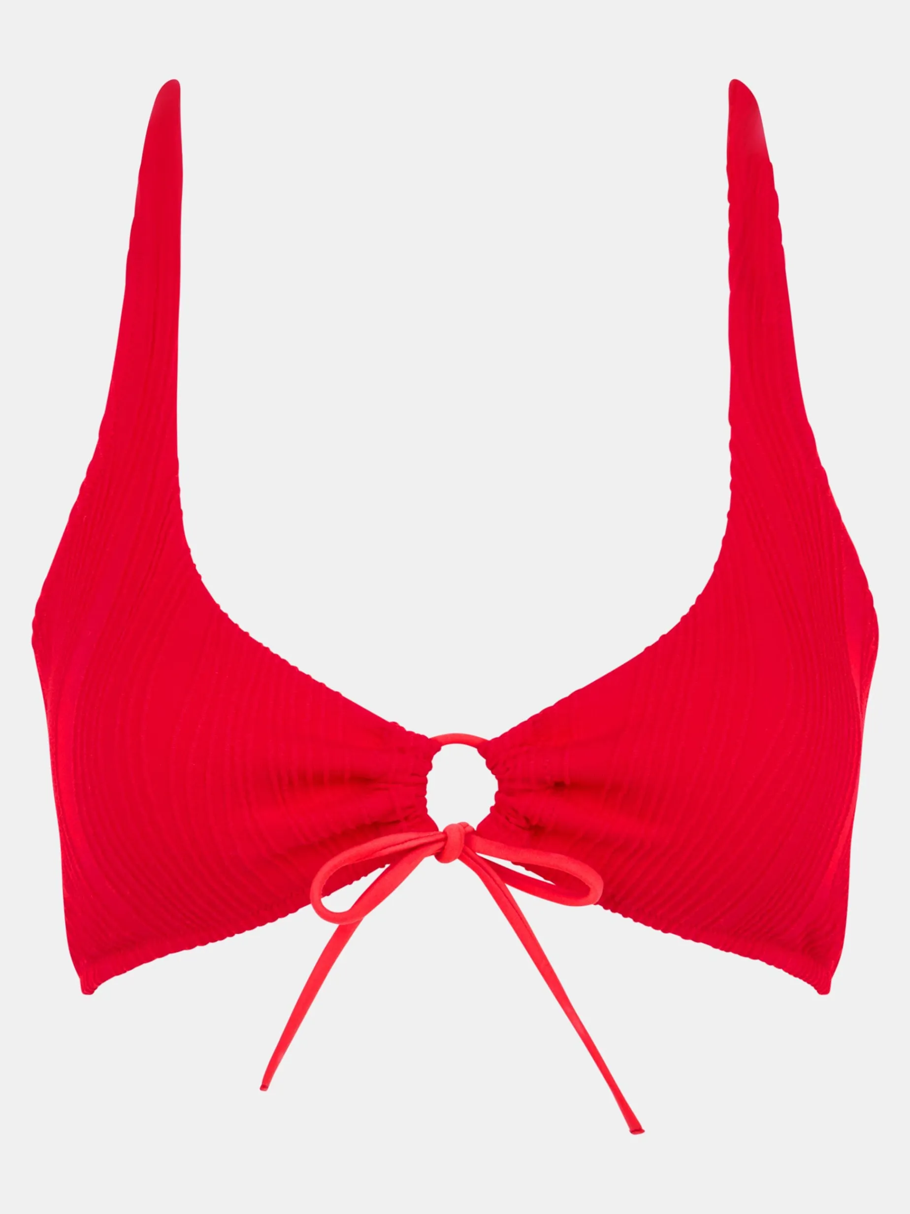 CHANTELLE PULP SWIM ONE SIZE Niet Voorgevormde Bikini Top - Cherry Red