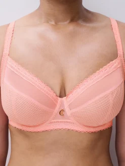 Chantelle Romance Beugel BH - Fluorroze