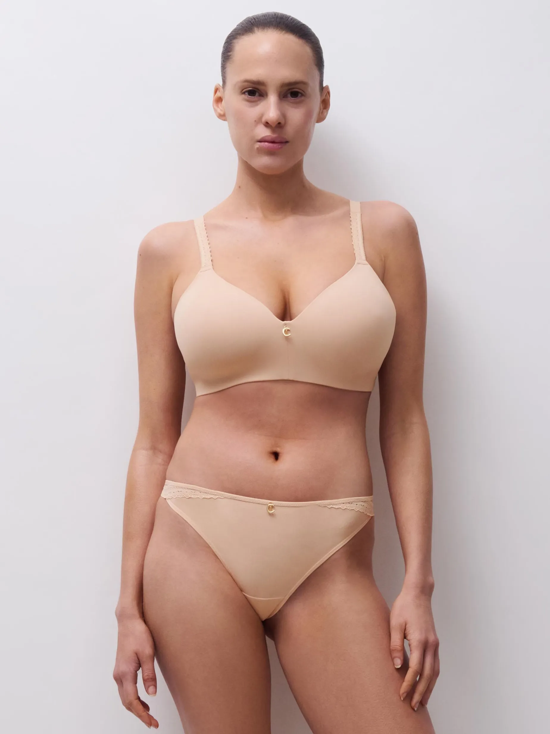 Chantelle Romance Beugelloze BH - Goudkleurig Beige