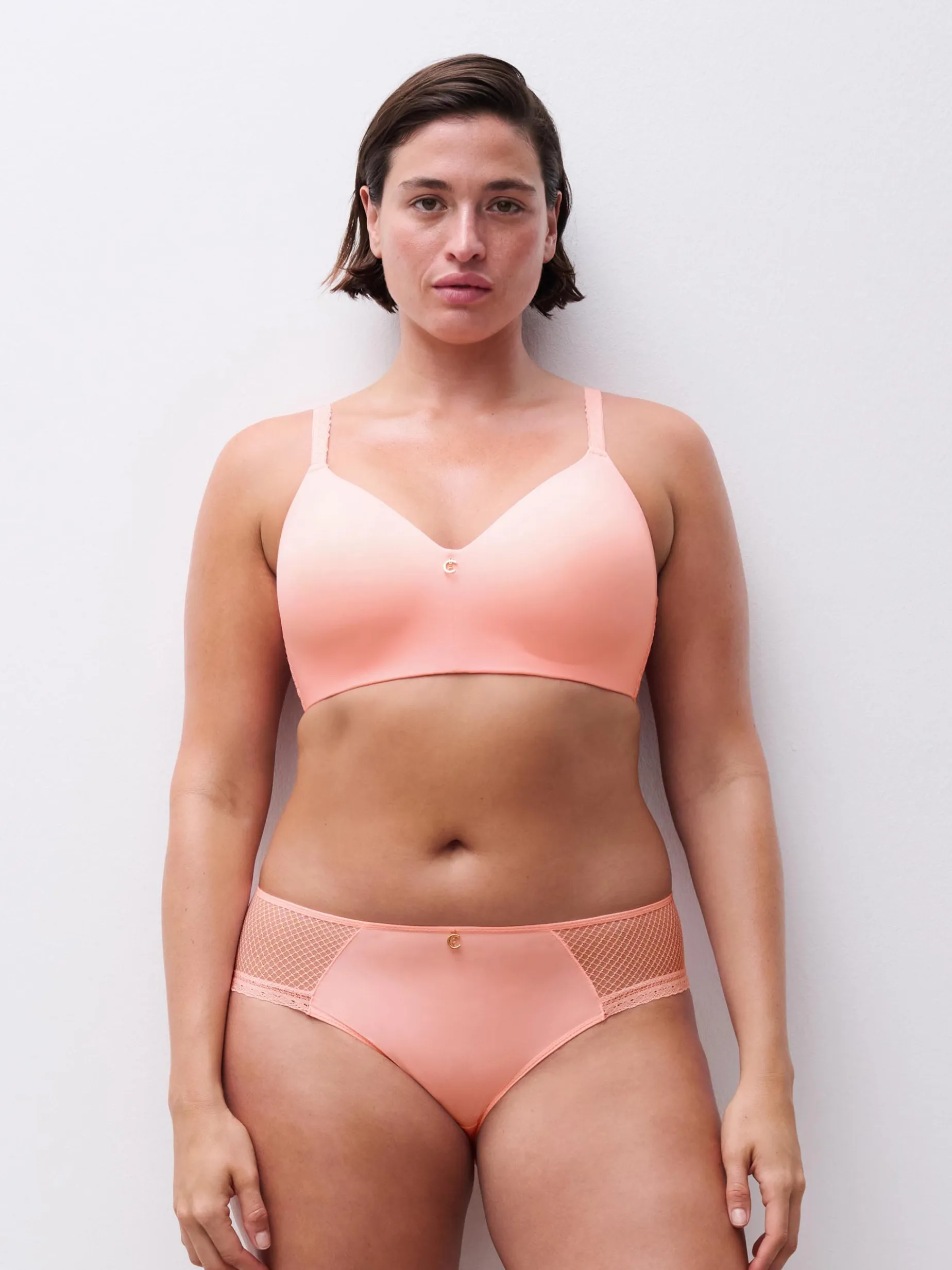 Chantelle Romance Slip - Fluorroze