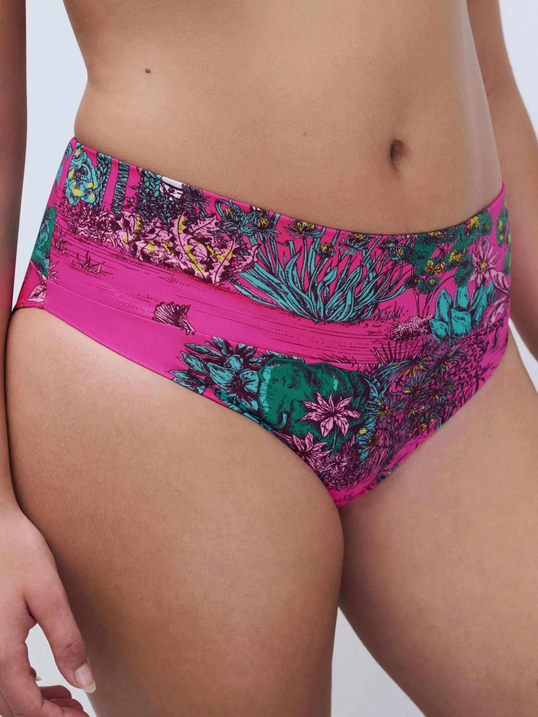 Chantelle SAUVAGE Bikinibroekje - Pink Jungle