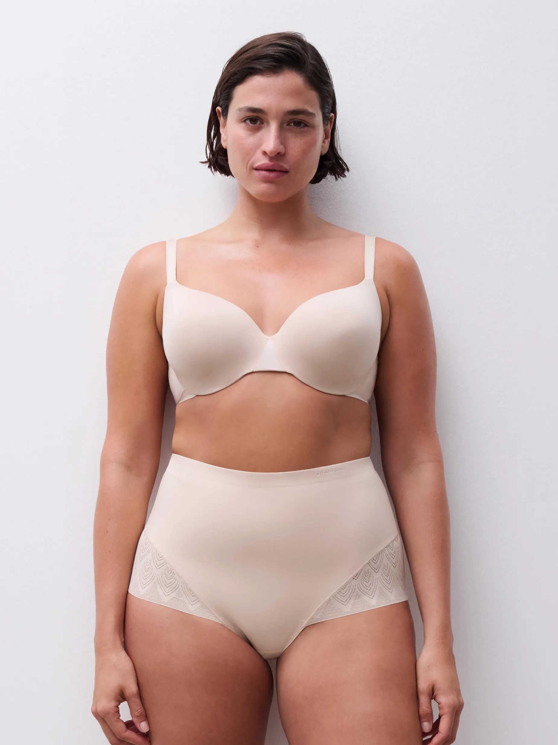 Chantelle SEXY SHAPE Corrigerende Hoge Taille Slip - Goudkleurig Beige