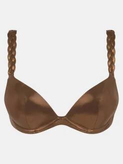 Chantelle SHAMAN Push up Bikinitop - Shadow Bronze
