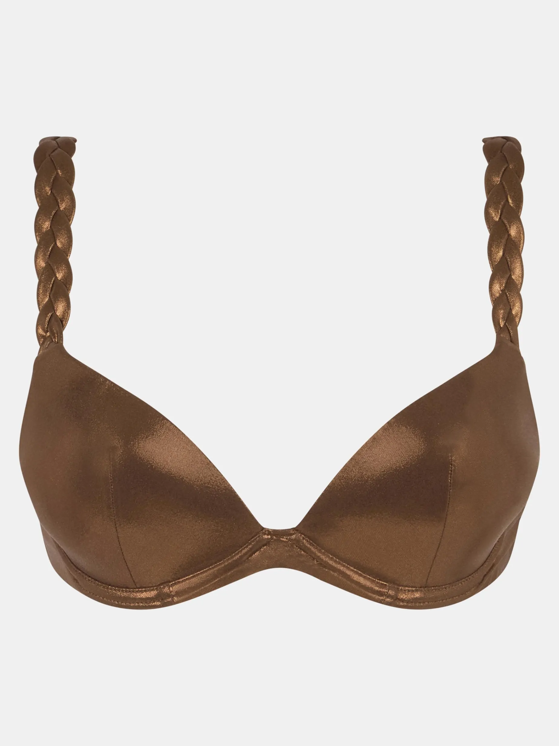 Chantelle SHAMAN Push up Bikinitop - Shadow Bronze