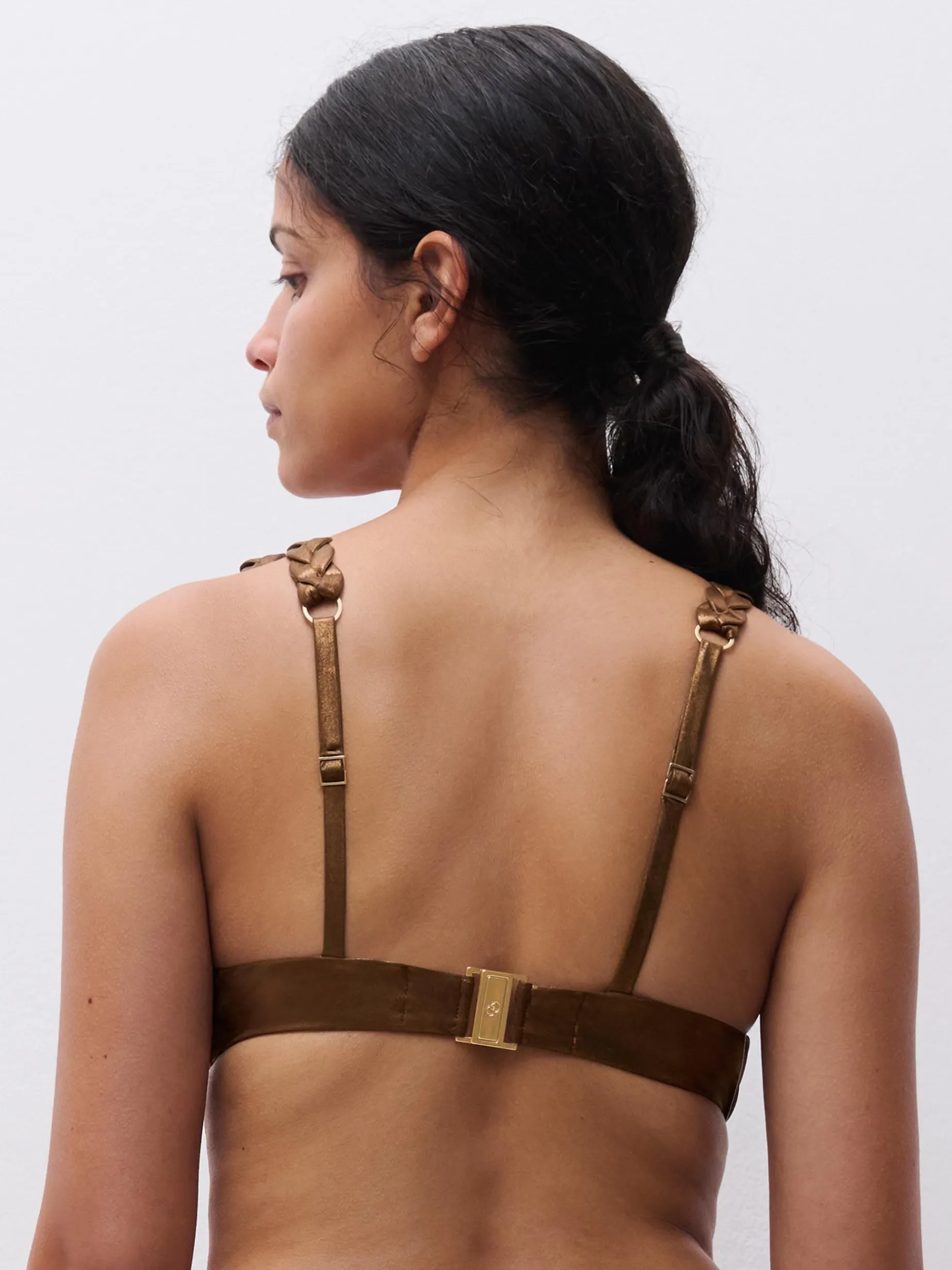 Chantelle SHAMAN Push up Bikinitop - Shadow Bronze