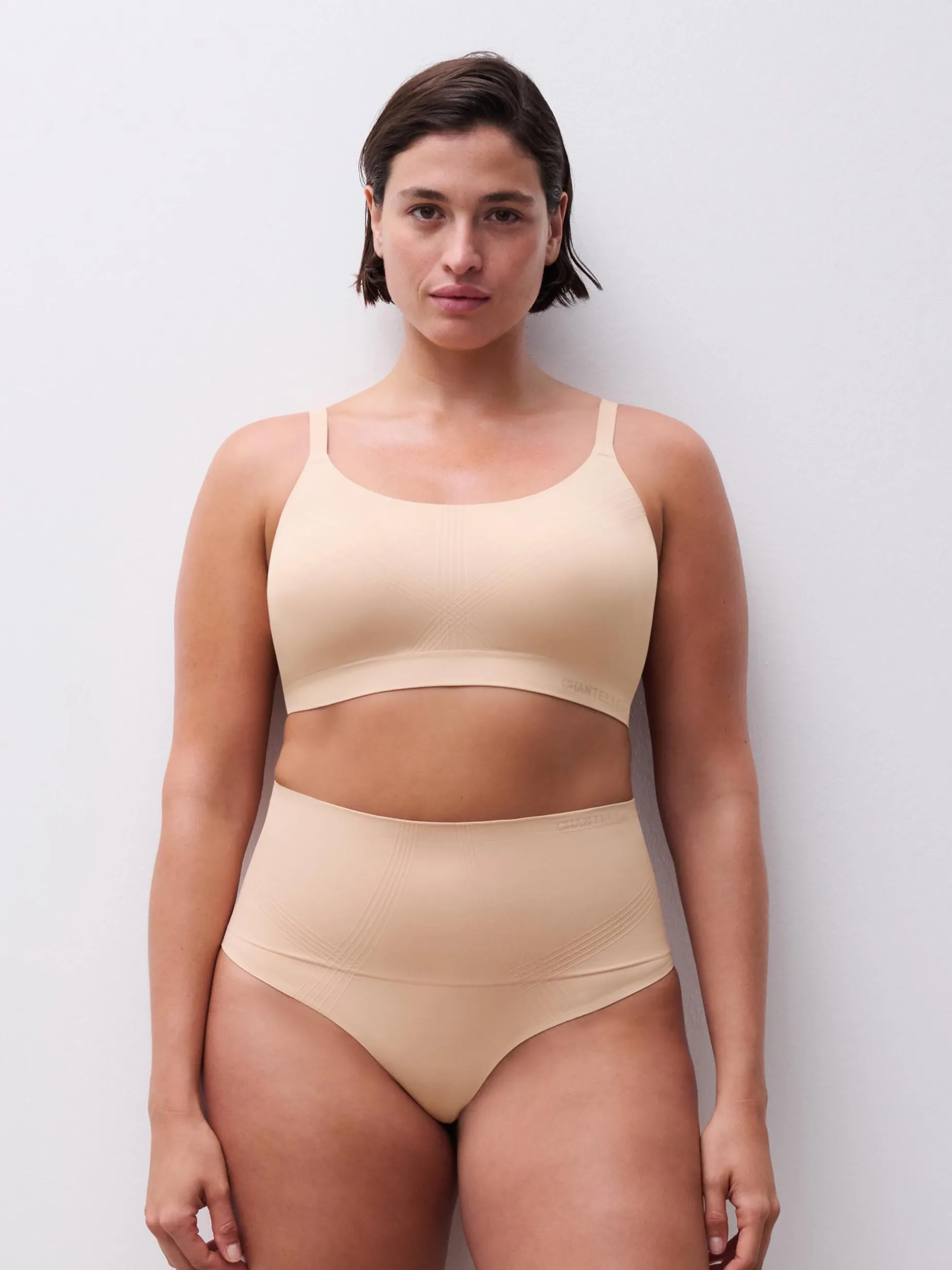 Chantelle SMOOTH COMFORT Smooth Comfort Shapewear - High waist Thong - Clay Nude
