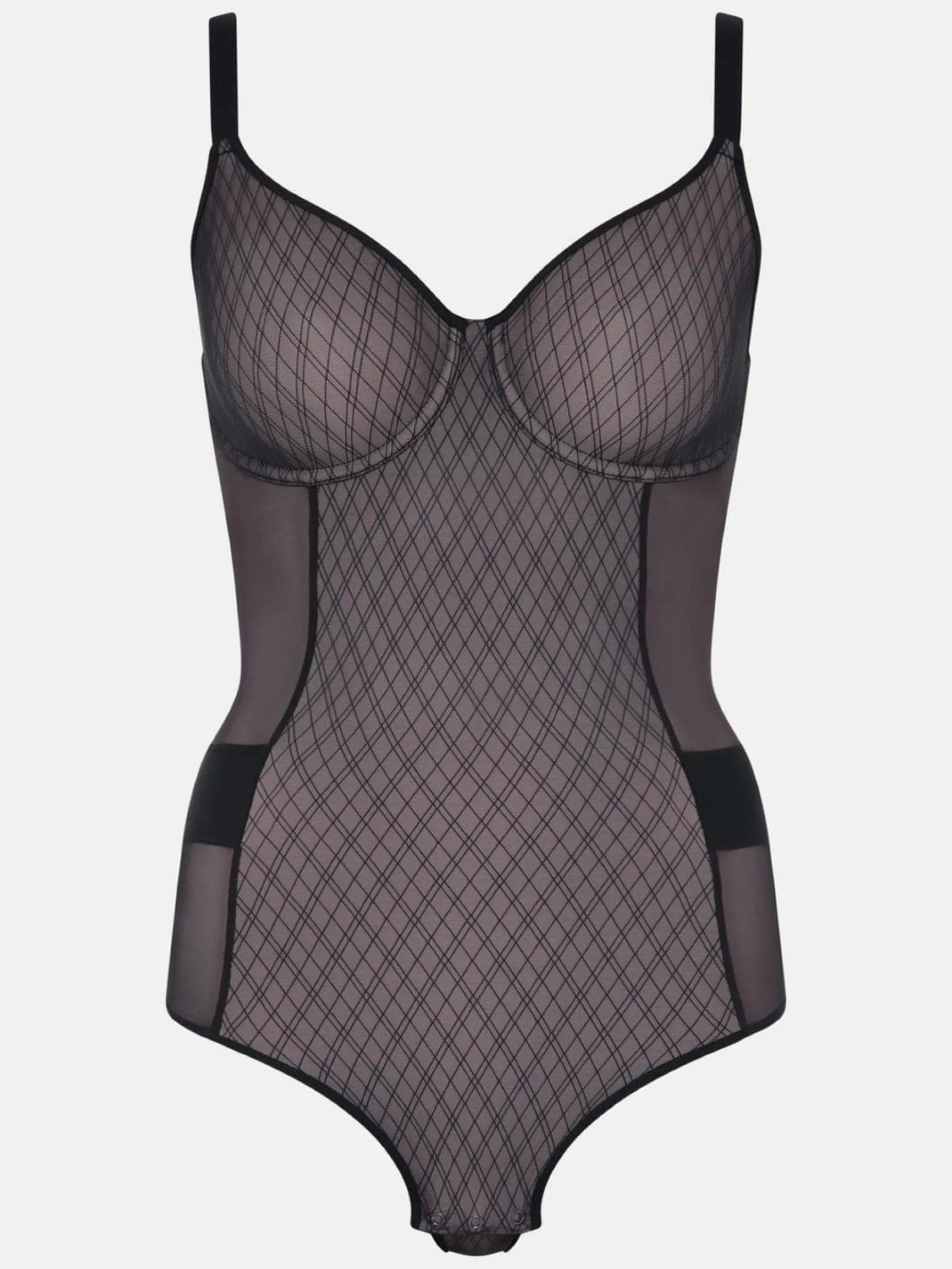 Chantelle SMOOTH LINES Body - Zwart / Beige