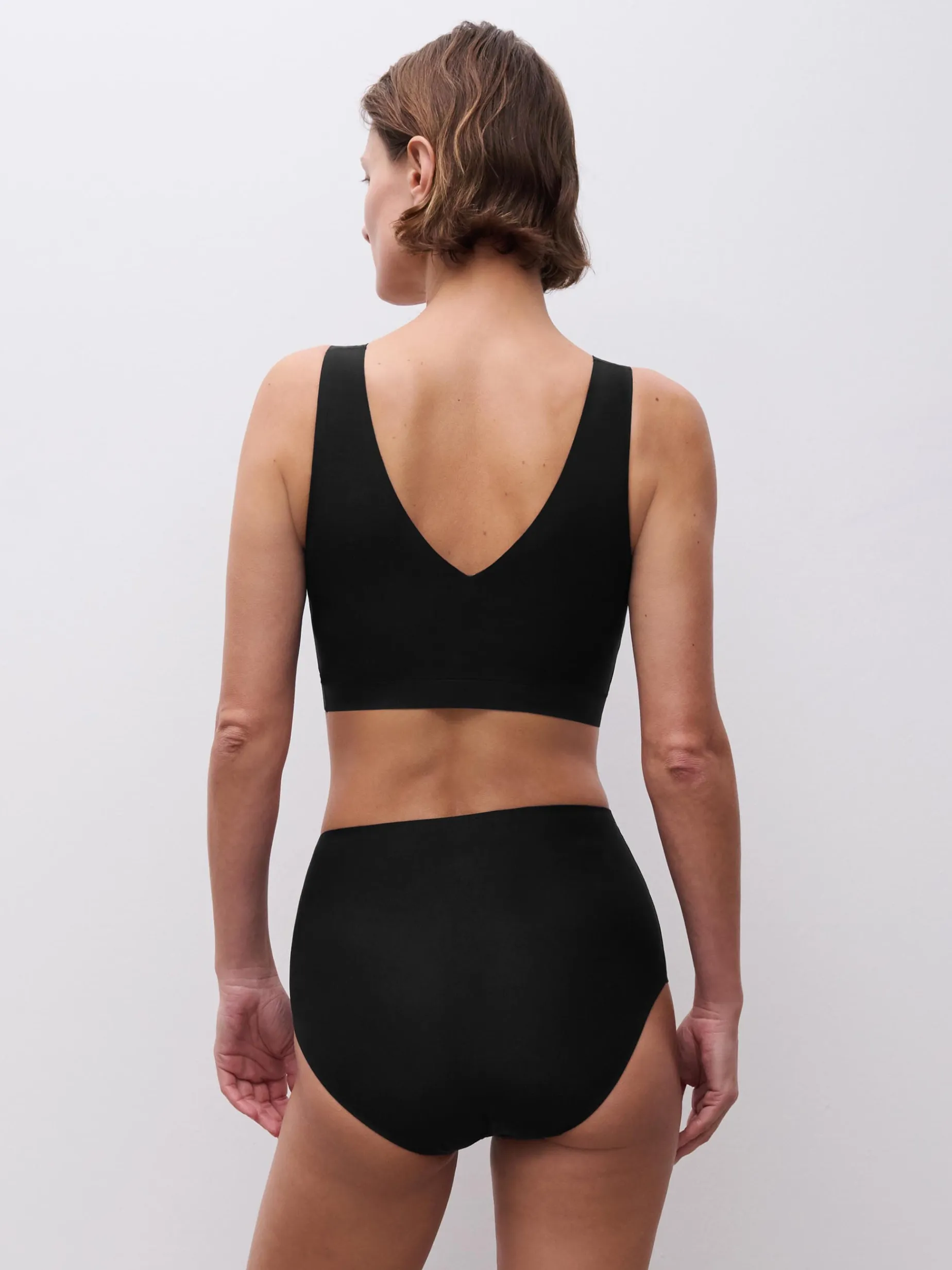 Chantelle Softstretch Hoge taille slip - Zwart