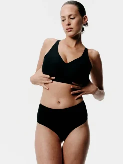 Chantelle Softstretch Hoge taille string - Zwart