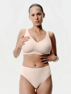 Chantelle SOFTSTRETCH POWER V-neck top - Goudkleurig Beige