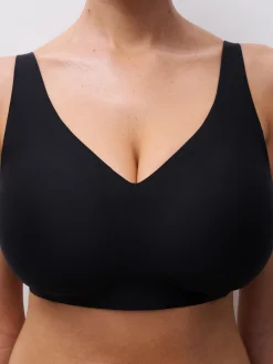 Chantelle SOFTSTRETCH POWER V-neck top - Zwart