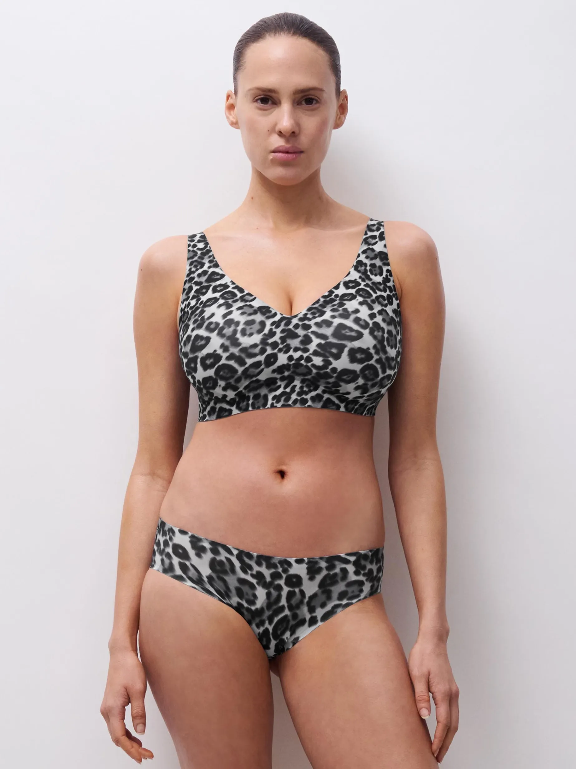 Chantelle SOFTSTRETCH POWER BH Zonder Beugel - Grey Leopard