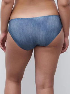 Chantelle Softstretch Slip - Blue Denim Print