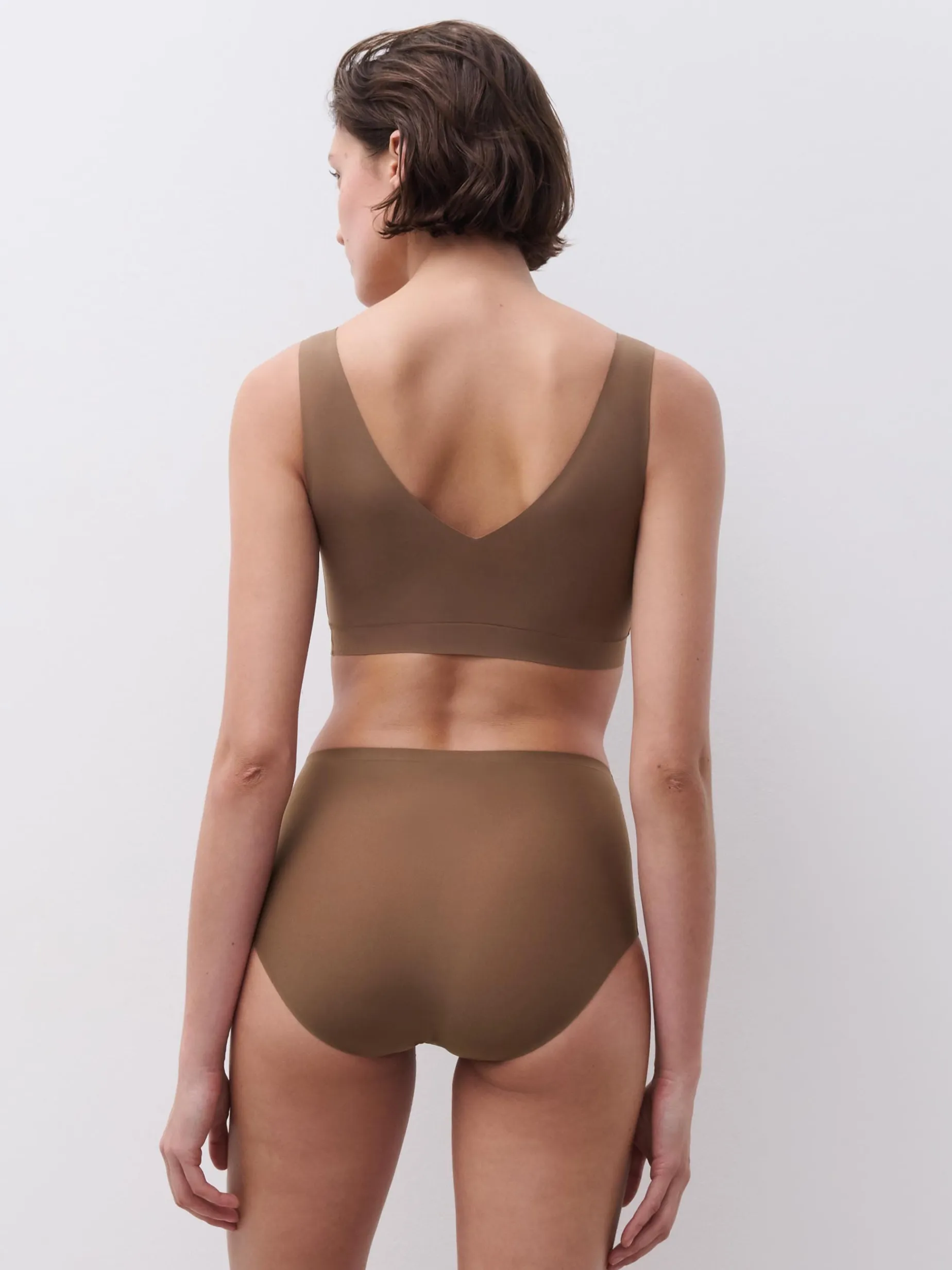 Chantelle Softstretch SoftStretch Hoge Taille Slip - Mocca