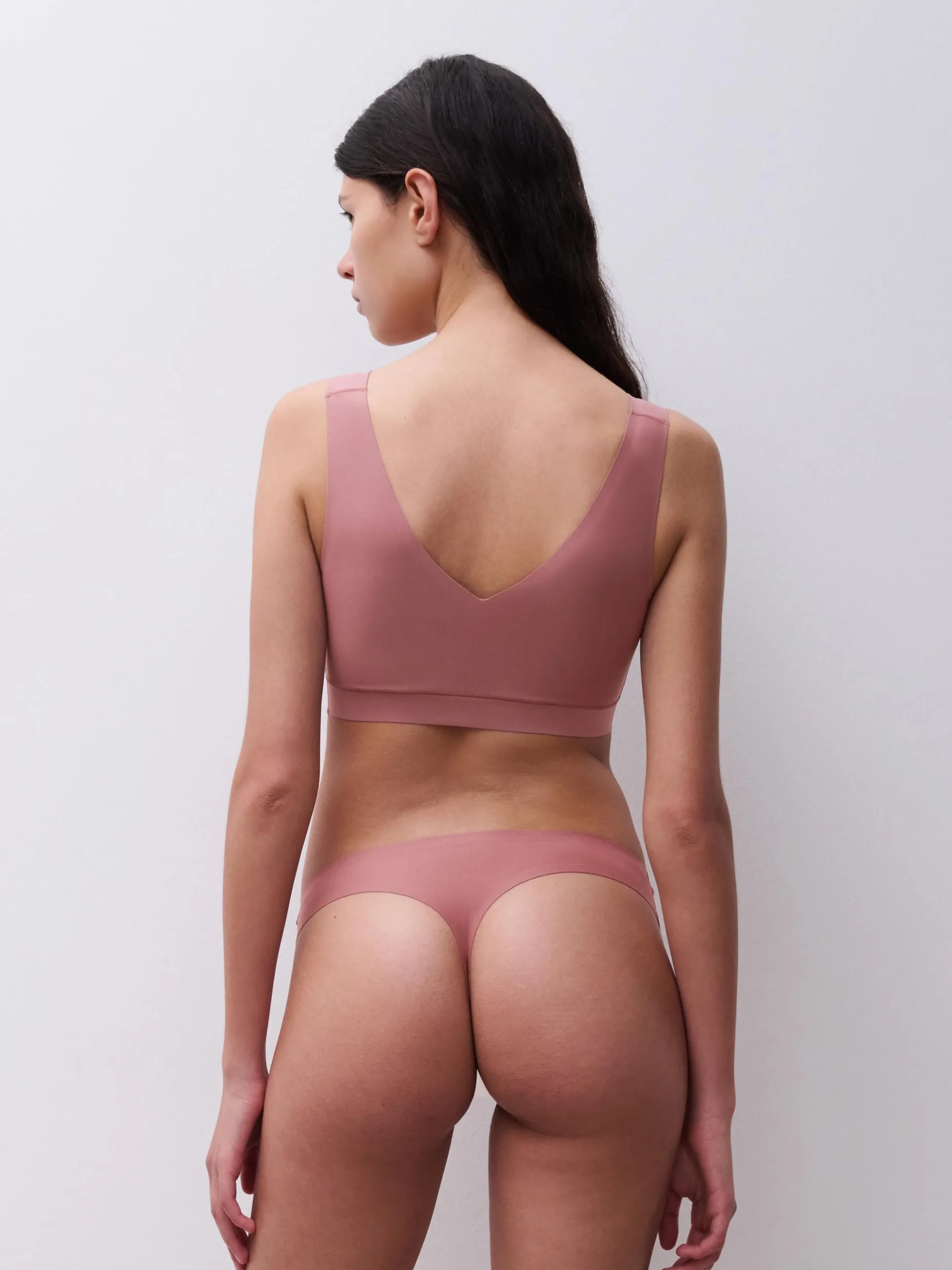 Chantelle Softstretch Softstretch V-neck Top - Rose des bois