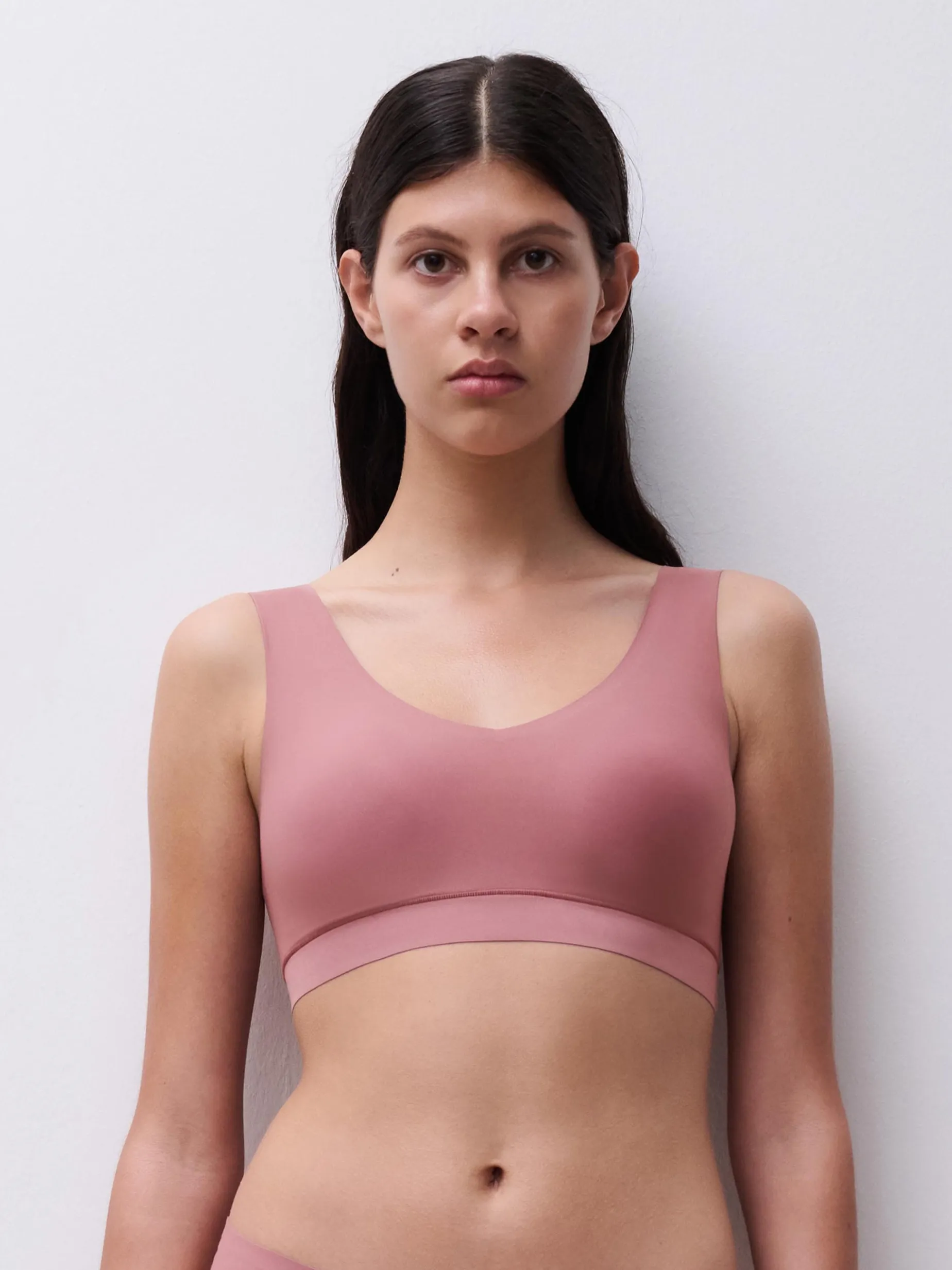 Chantelle Softstretch Softstretch V-neck Top - Rose des bois