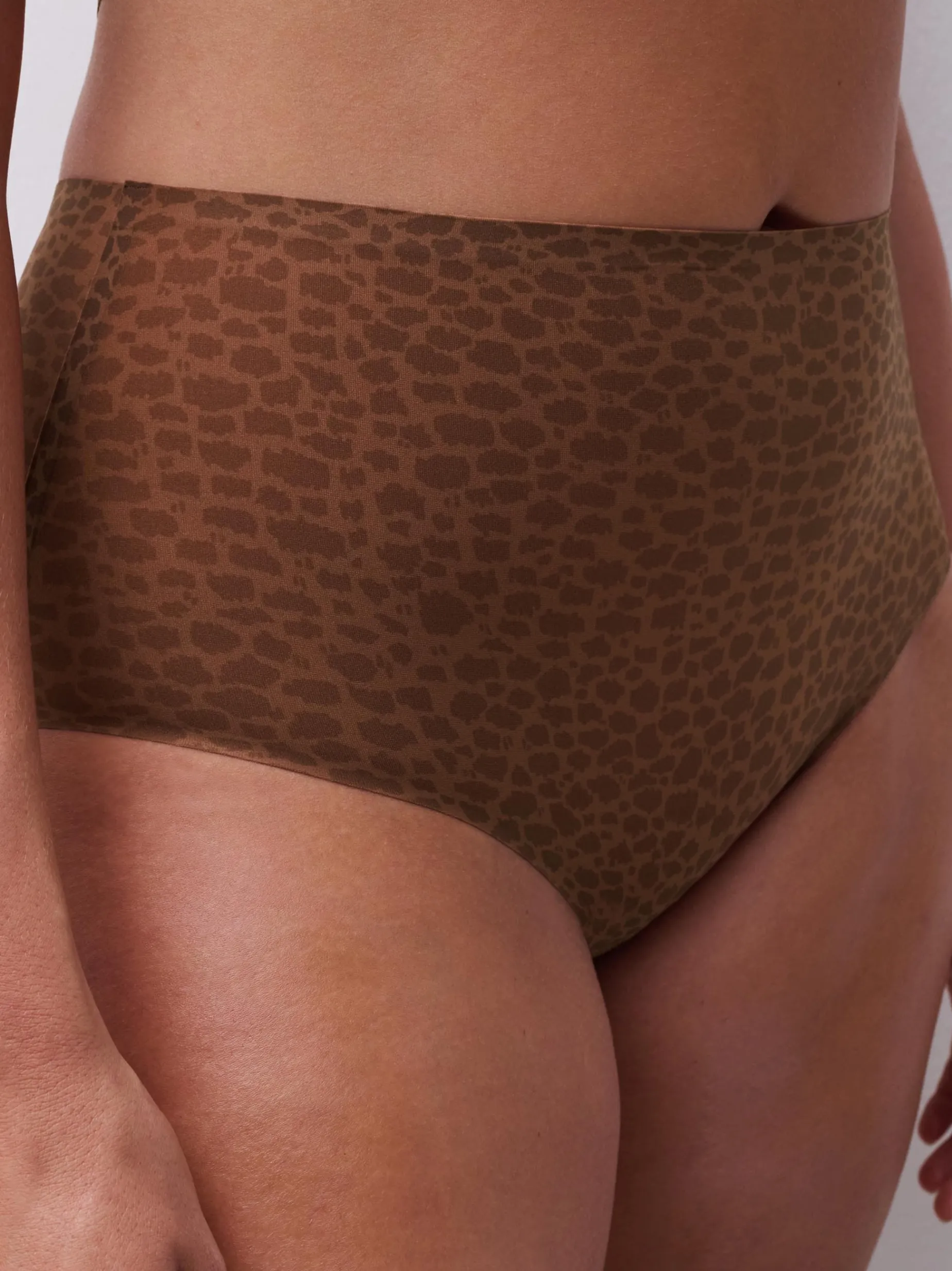 Chantelle Softstretch Softstretch Hoge Taille Slip - Wild Brown