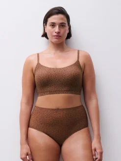 Chantelle Softstretch Softstretch Hoge Taille Slip - Wild Brown