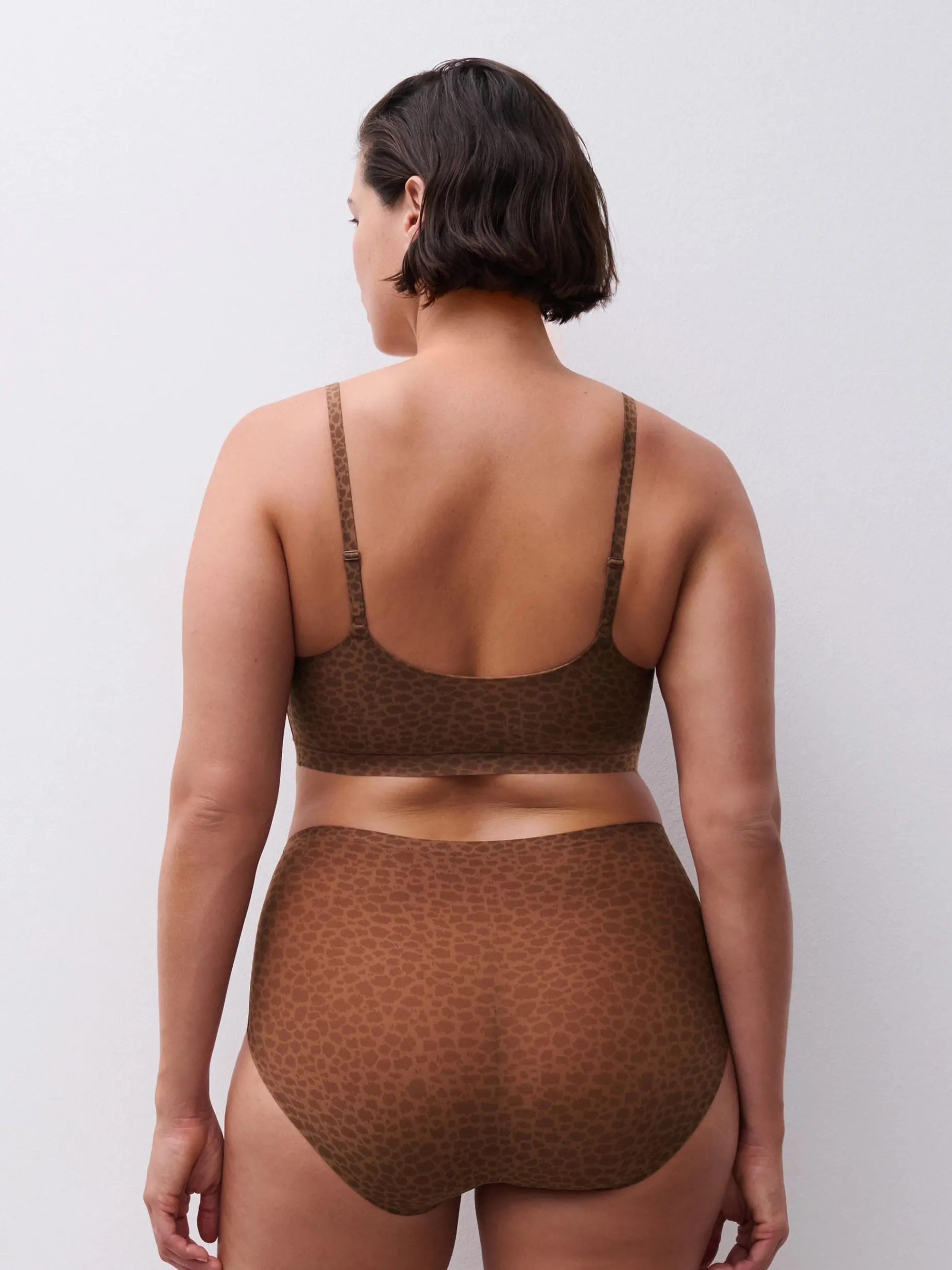 Chantelle Softstretch Softstretch Hoge Taille Slip - Wild Brown