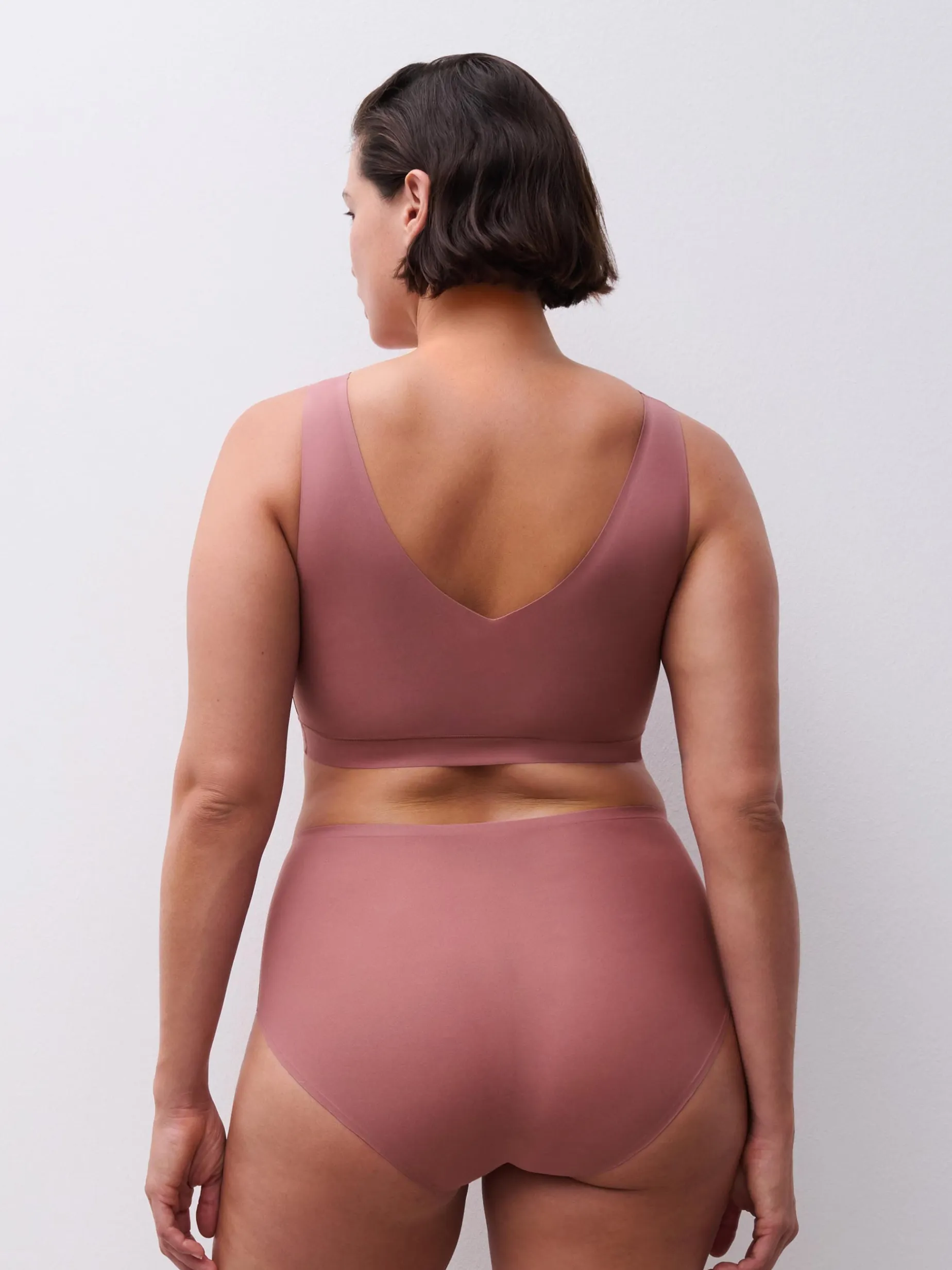 Chantelle Softstretch Softstretch Hoge Taille Slip - Rose des bois
