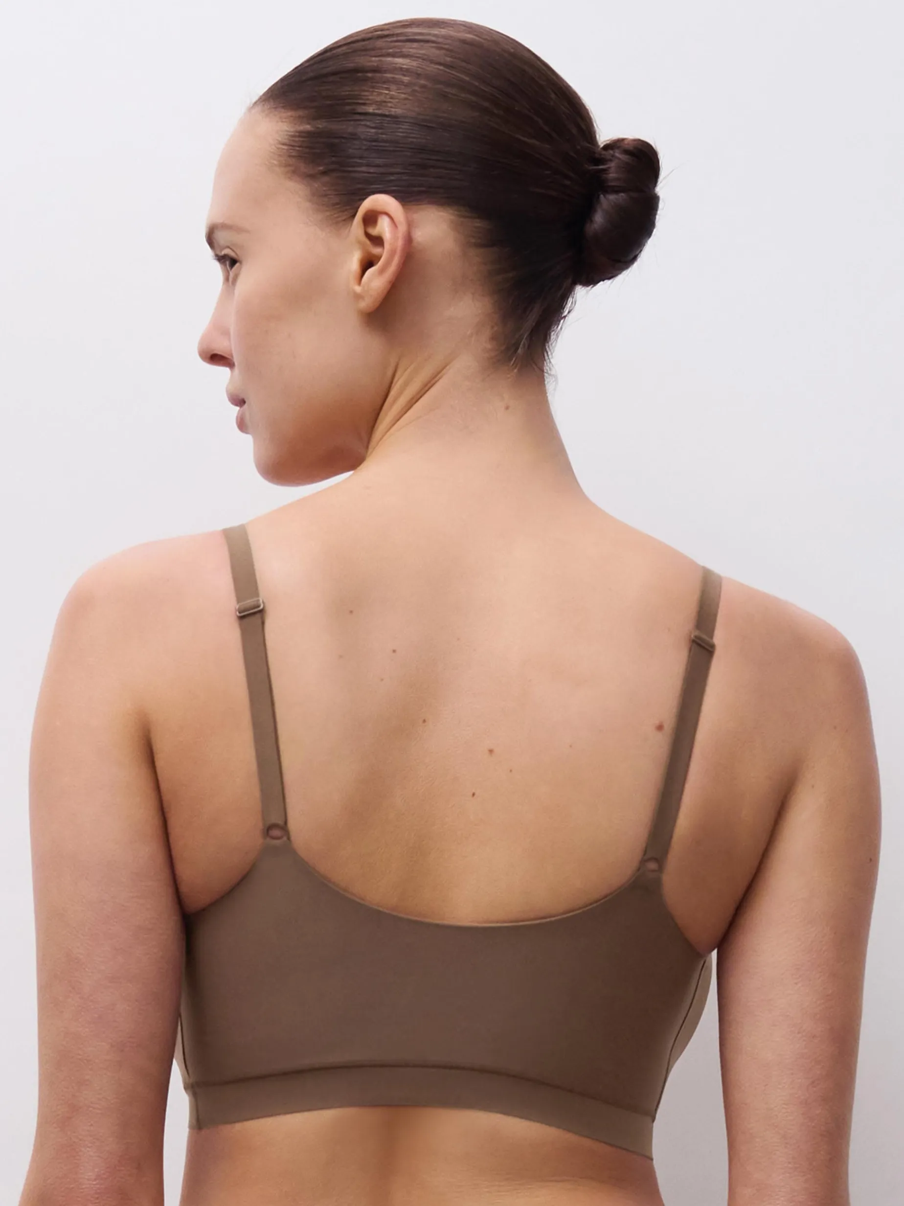 Chantelle Softstretch UW BRA WIREFREE - Mocca