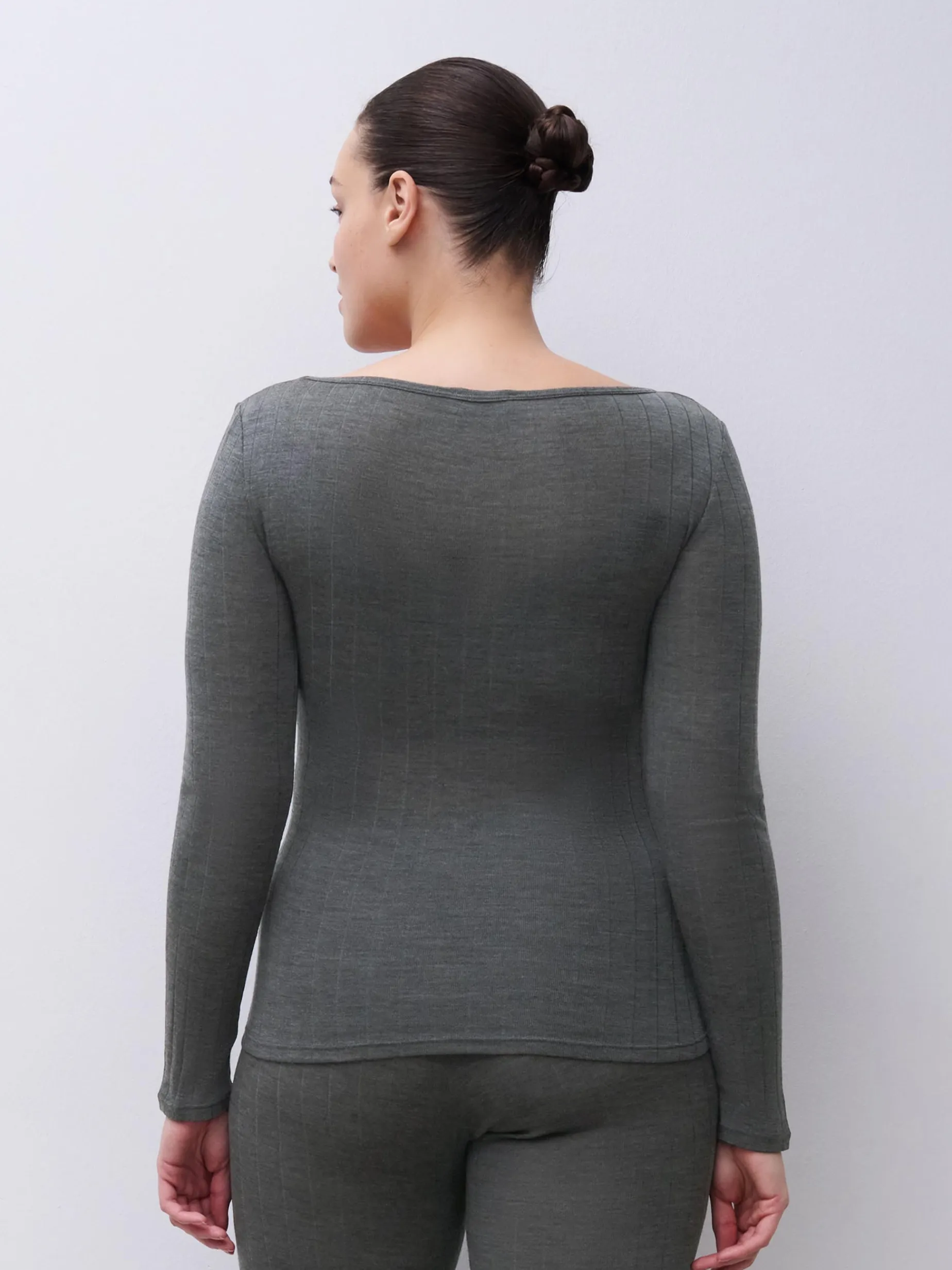 Chantelle THERMO COMFORT UW TOP TSHIRT LS - Arduingrijs