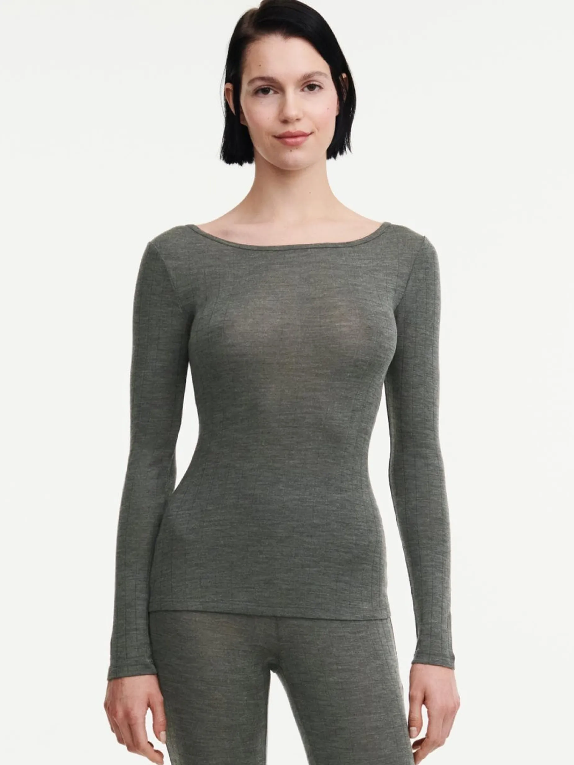 Chantelle THERMO COMFORT UW TOP TSHIRT LS - Arduingrijs