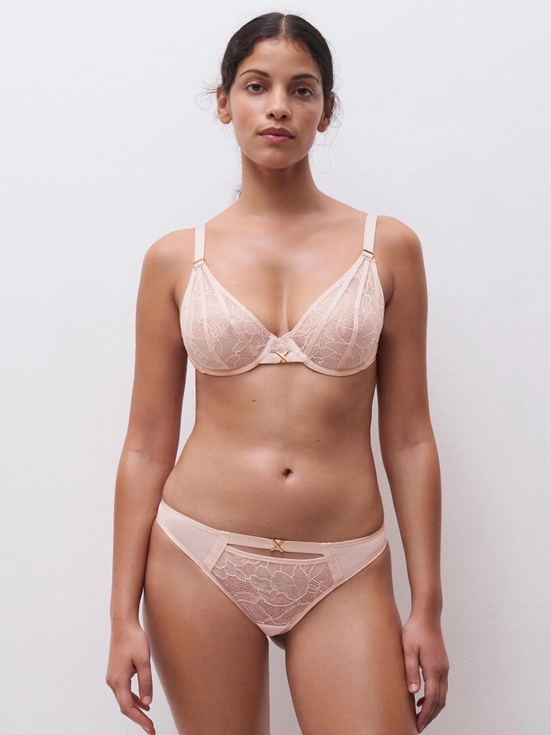 CHANTELLE X XQUISITE Tanga - Taffeta Pink
