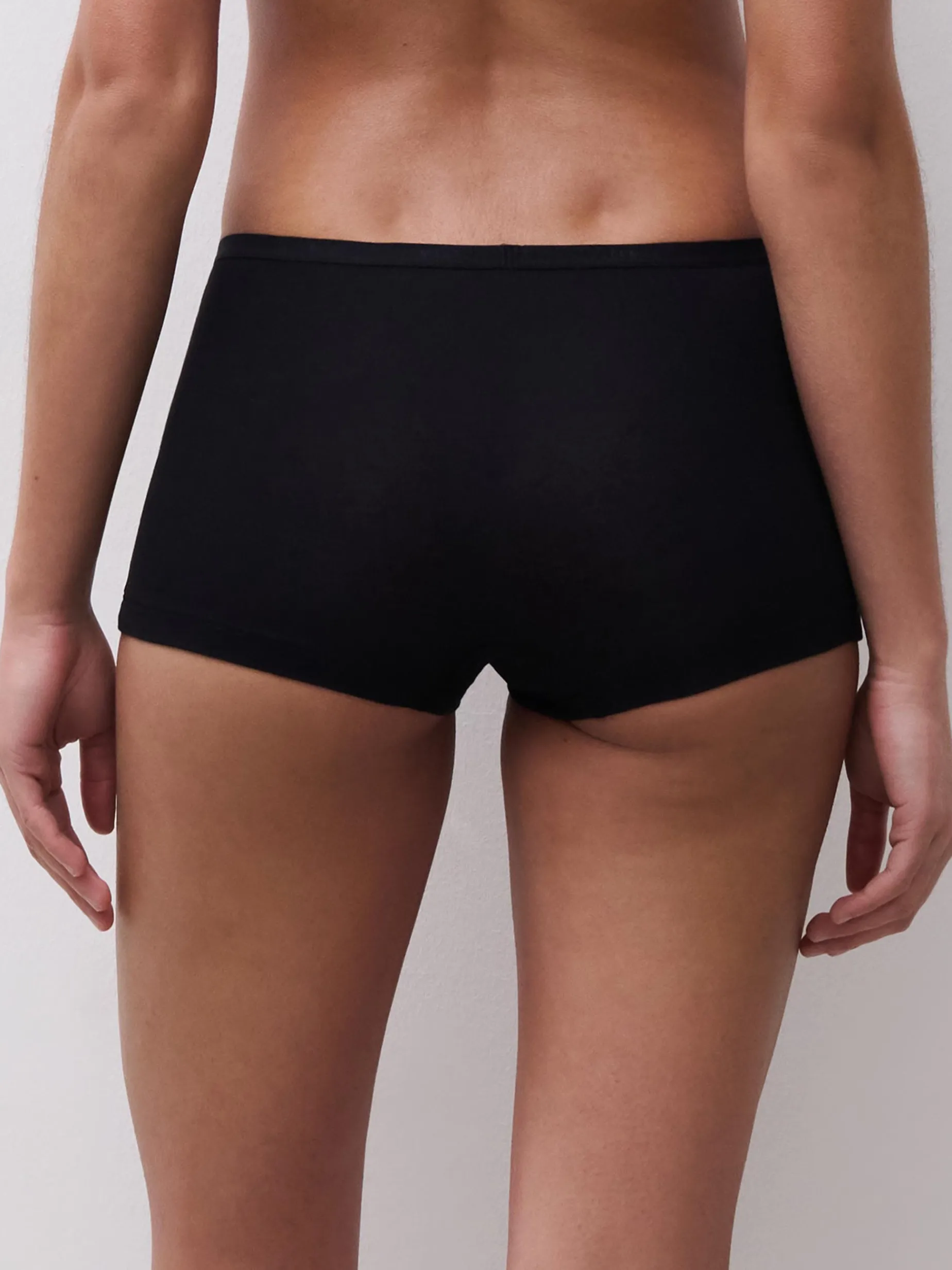Femilet Basic Cotton Boxer Midi - Zwart