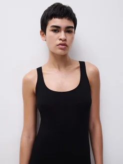 Femilet Basic Cotton Hemd Basis Katoen - Zwart