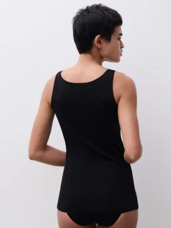 Femilet Basic Cotton Hemd Basis Katoen - Zwart