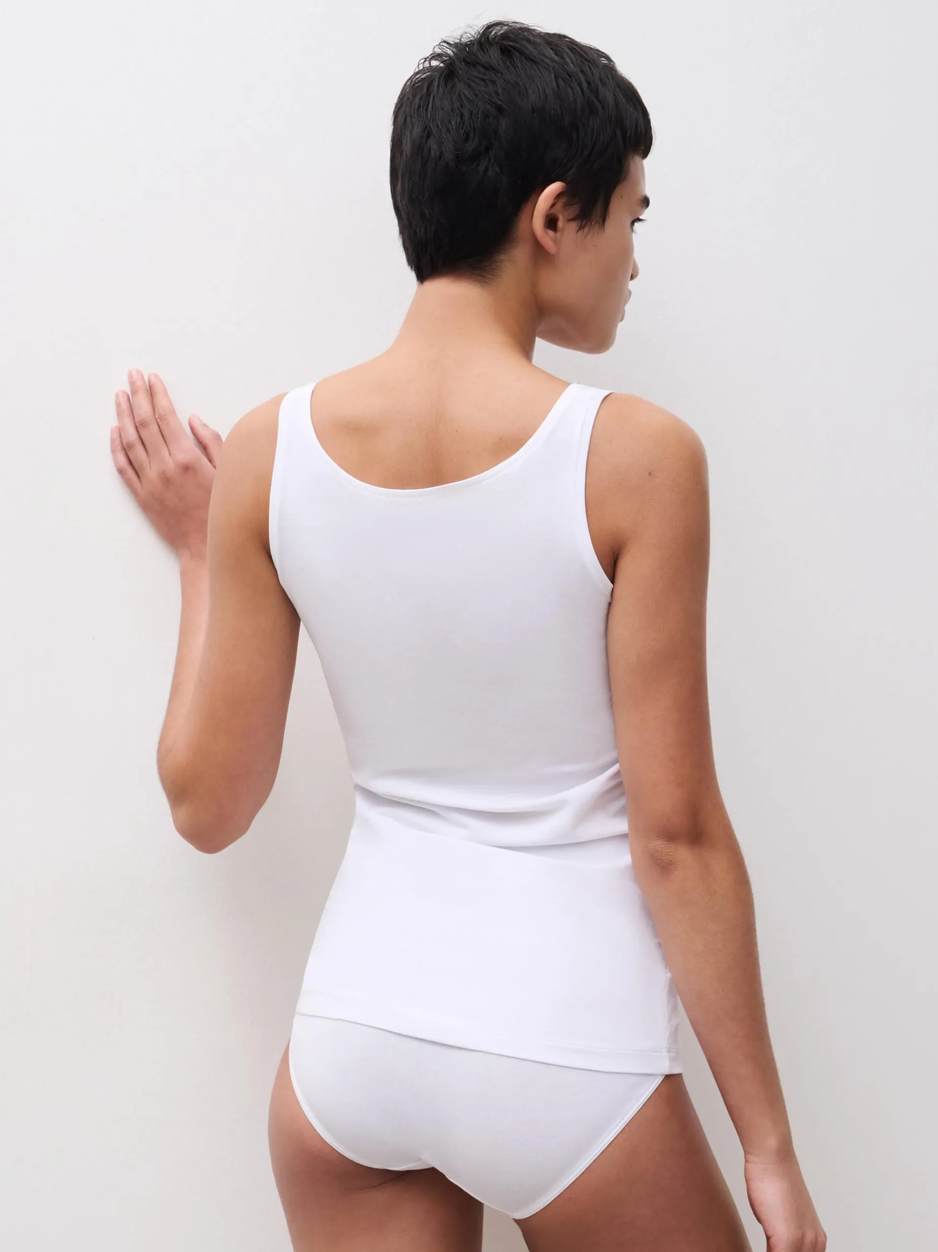 Femilet Basic Cotton Hemd Basis Katoen - Wit