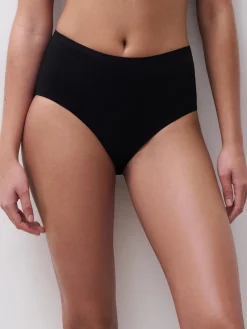 Femilet Basic Cotton Midi - Zwart