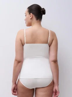 Femilet Basic Lace Hemd Katoen Kant - Wit